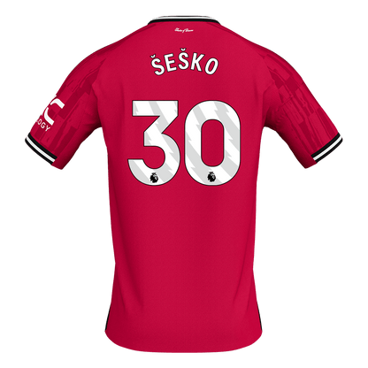 Manchester United Tröja ŠEŠKO #30 2025/26 Hemma Röd