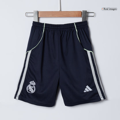Real Madrid Tröja 2025/26 Bortaställ Mörkblå Barn