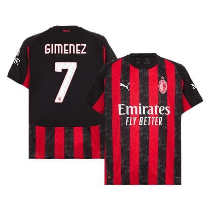 GIMENEZ #7 AC Milan Hemma Tröja 2025/26
