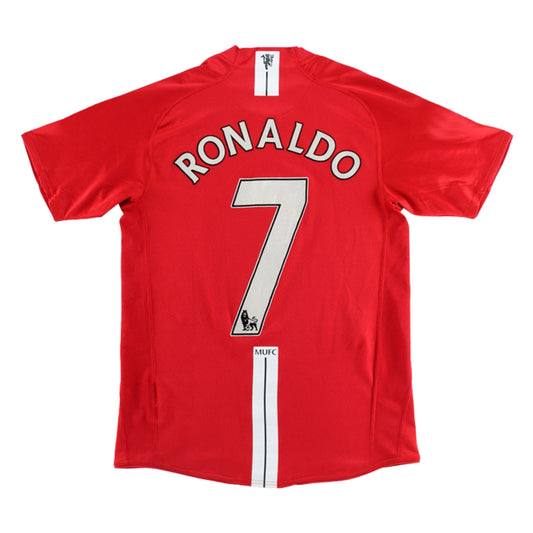 Retro Manchester United Hemma Fotbollströja RONALDO #7 2007/08