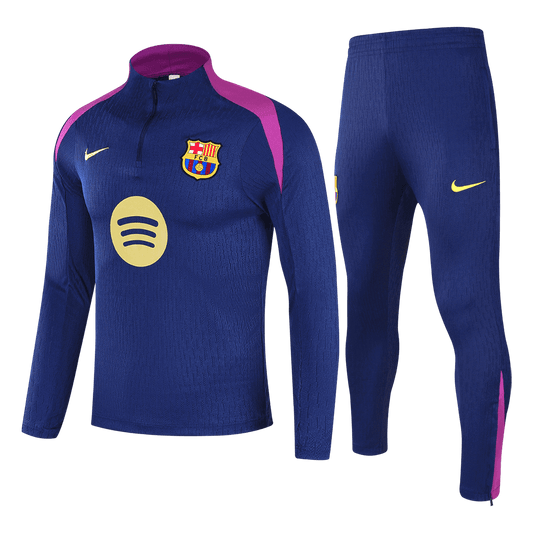 Barcelona Tröja & Träningsset(Jacka+Byxor) 2025/26 Mörkblå Barn