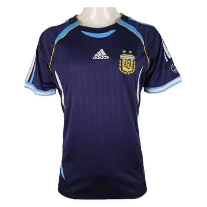 Argentina Borta Fotbollströjor 2006 Retro