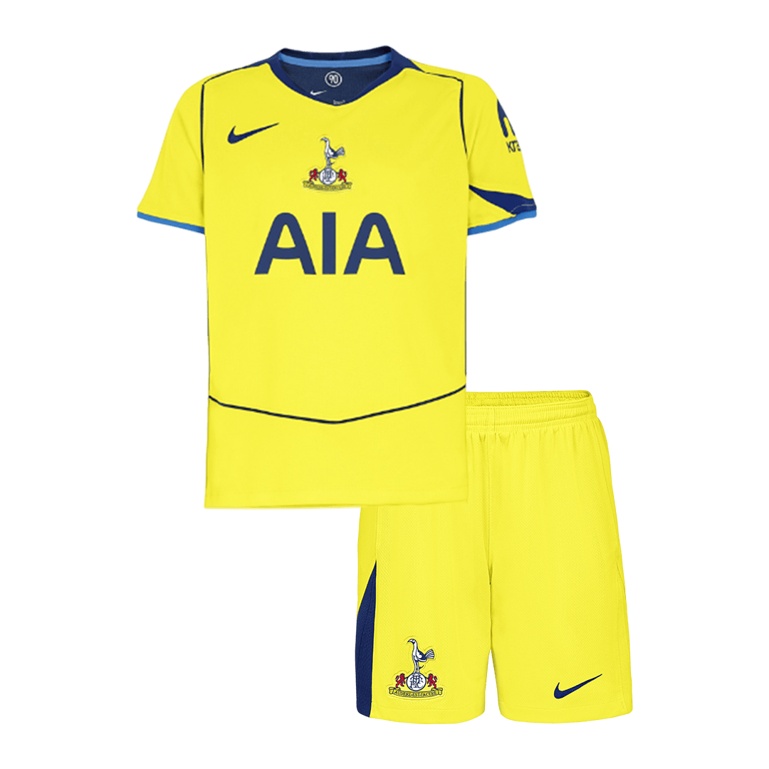 Tottenham Hotspur Tröja 2025/26 ställ Gul Barn