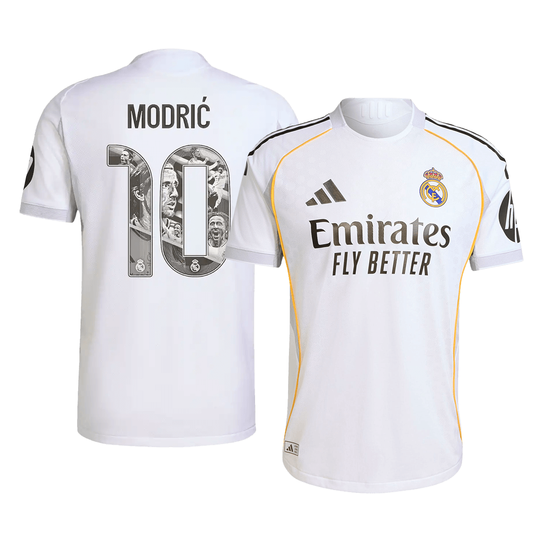 MODRIĆ Special #10 Real Madrid Hemma Tröja 2025/26 Autentisk