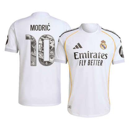 MODRIĆ Special #10 Real Madrid Hemma Tröja 2025/26 Autentisk