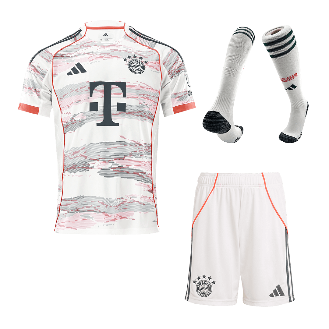 Bayern Munich Tröja Bortaställ 2025/26 Vit