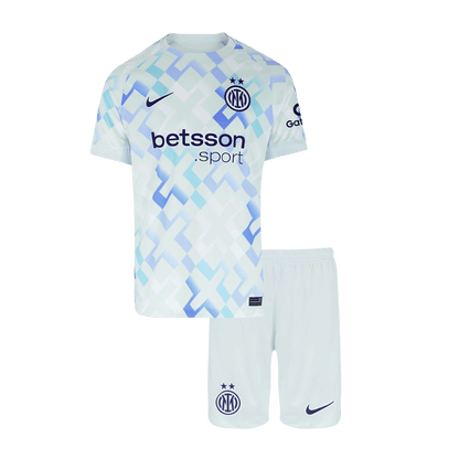 Inter Milan Tröja 2025/26 Bortaställ Vit Barn stora storlekar