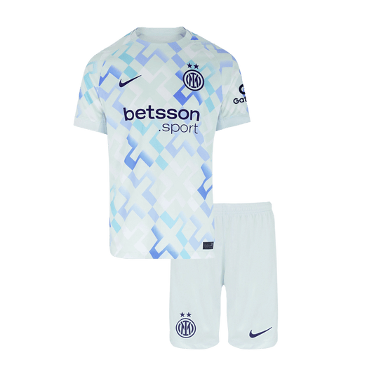 Inter Milan Tröja 2025/26 Bortaställ Vit Barn stora storlekar