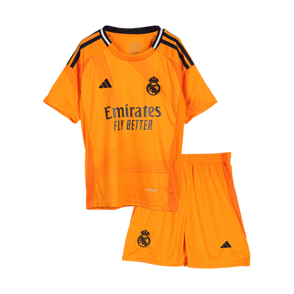 Real Madrid Borta Fotbollströja 2024/25 Fotbollssats Barn