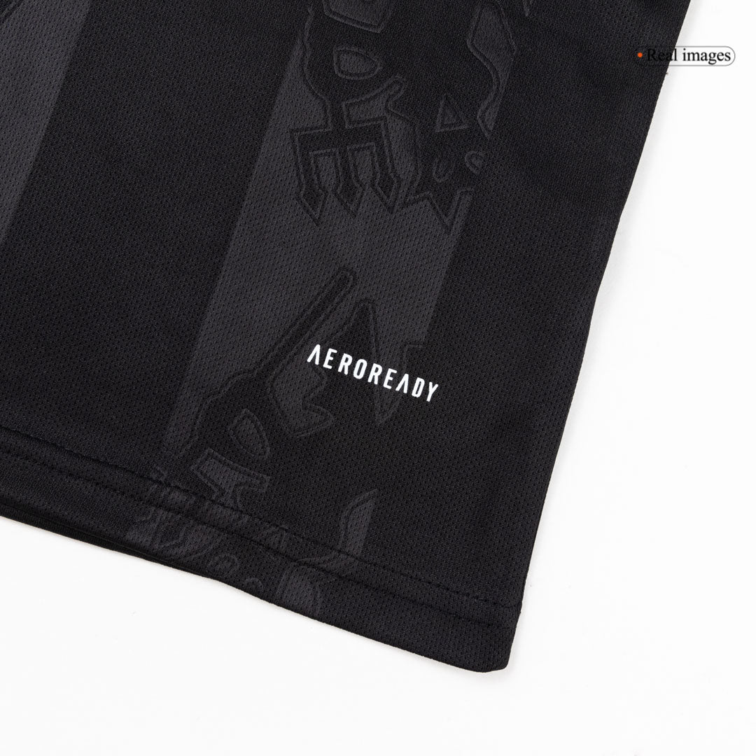 Manchester United Tröja 2025/26 Tredjeställ Svart Barn-6