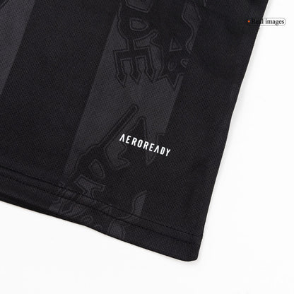 Manchester United Tröja 2025/26 Tredjeställ Svart Barn-6