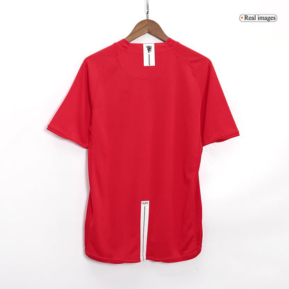 Retro Manchester United Hemma Fotbollströja 2007/08