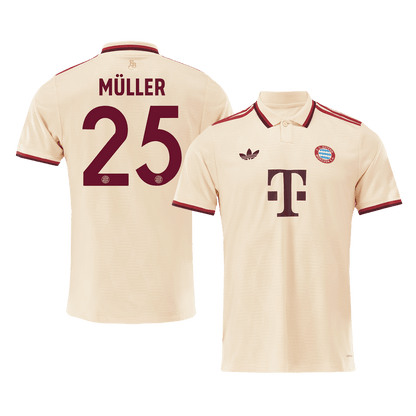 Bayern Munich Tredjeställ Fotbollströja MÜLLER #25 2024/25 - UCL