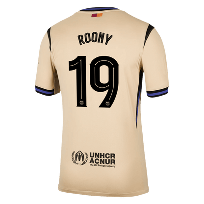 Barcelona Tröja ROONY #19 2025/26 Borta Gul - UCL