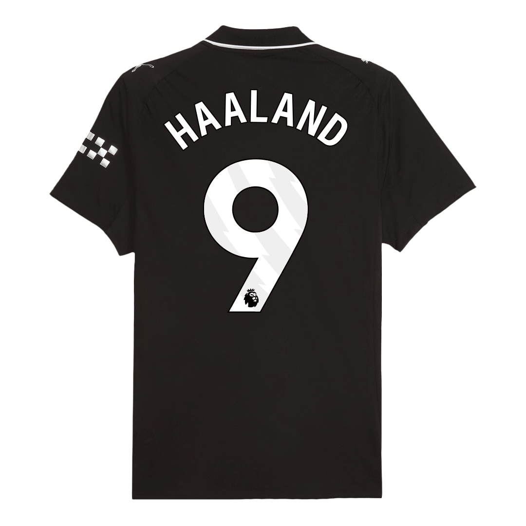 HAALAND #9 Manchester City Tröja 2025/26 Borta Autentisk