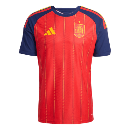 Spanien Tröja 2026 Hemma Autentisk Röd -  World Cup 2026