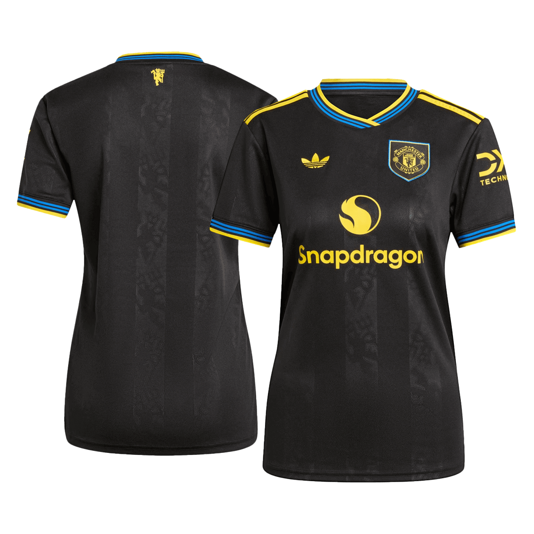 Manchester United Tröja 2025/26 Tredje Svart Dam