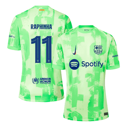 Barcelona Tredjeställ Fotbollströja RAPHINHA #11 2024/25 Premium - UCL