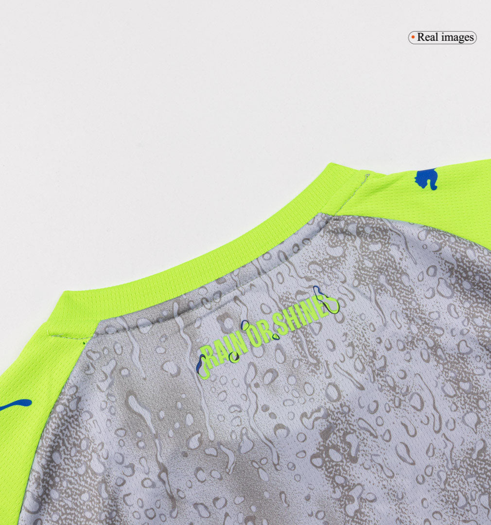 Manchester City Tröja 2025/26 Tredjeställ Grå Barn-5