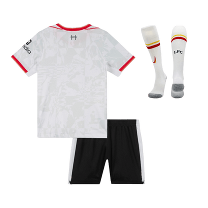 Liverpool Tredjeställ Fotbollströja 2024/25 Fotbollssats Barn