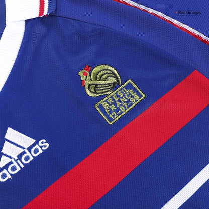 Retro HENRY #12 Frankrike Hemma fotbollströjor 1998
