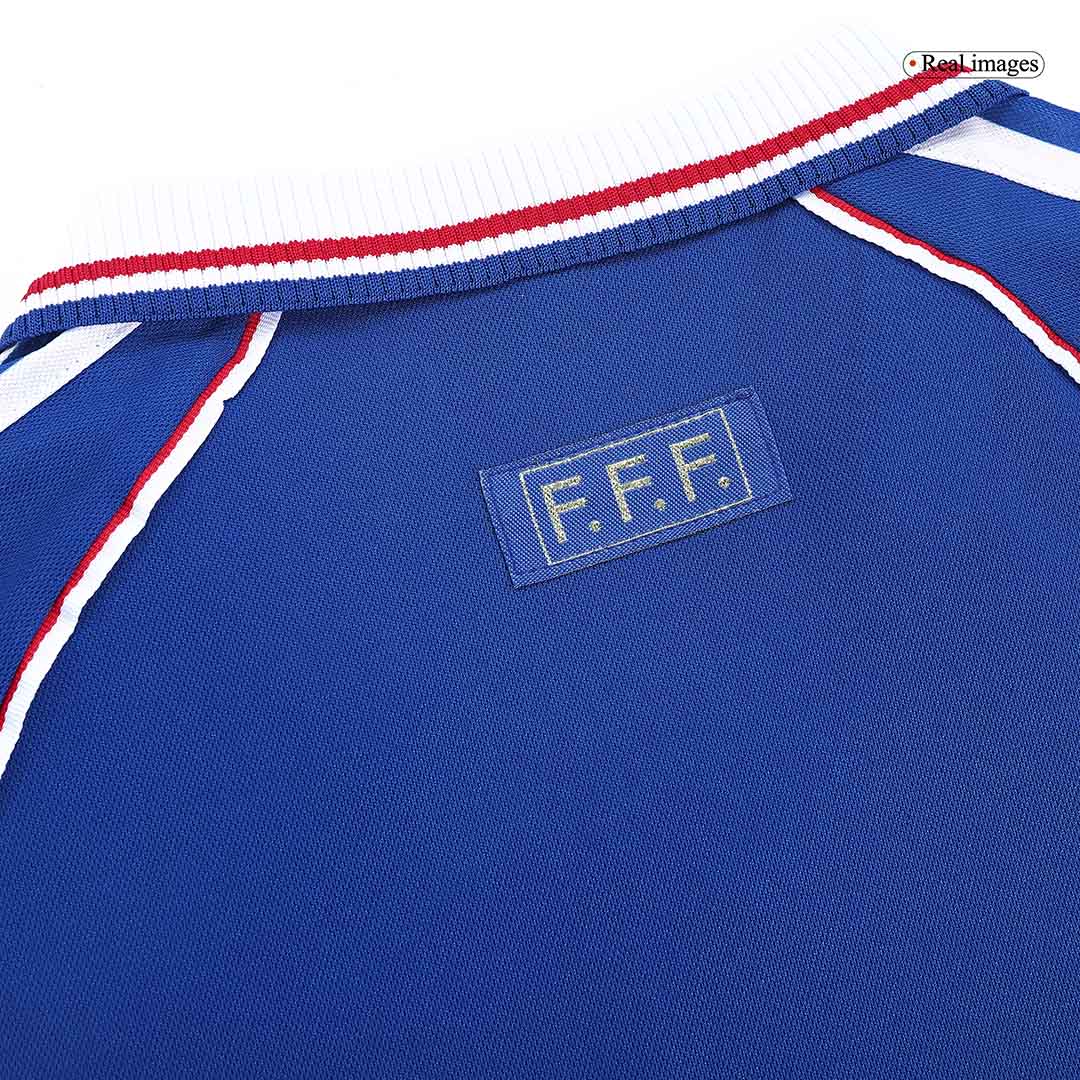 Retro Frankrike Hemma Fotbollströjor 1998
