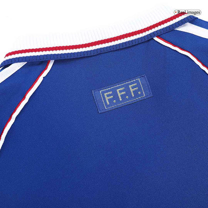 Retro Frankrike Hemma Fotbollströjor 1998