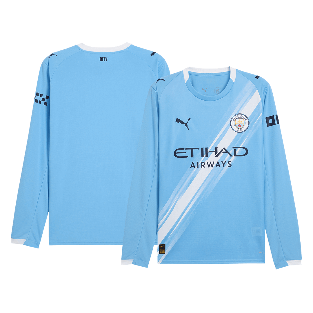 Manchester City Tröja Hemma 2025/26 Långärmad