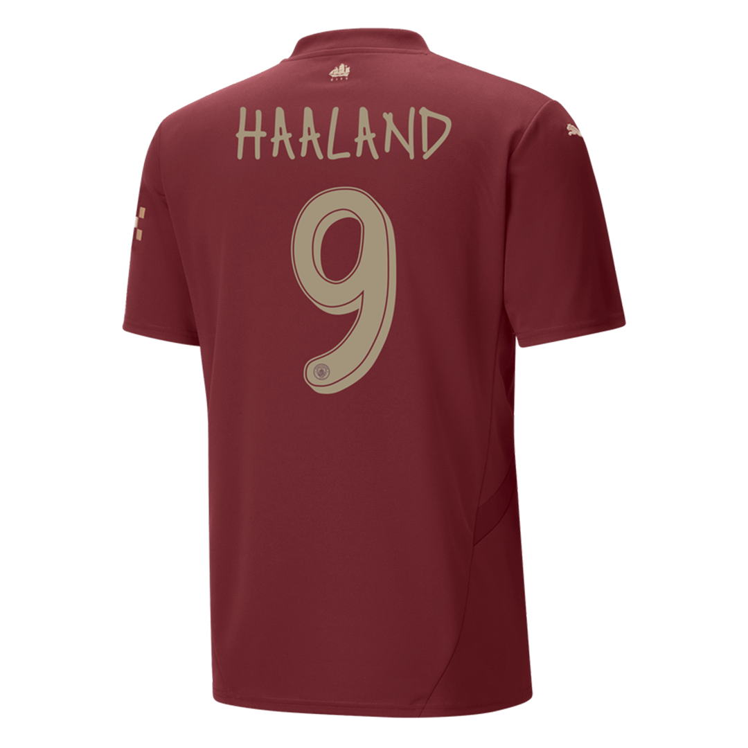 Manchester City Tredjeställ Fotbollströja HAALAND #9 2024/25 - UCL