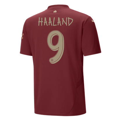 Manchester City Tredjeställ Fotbollströja HAALAND #9 2024/25 - UCL