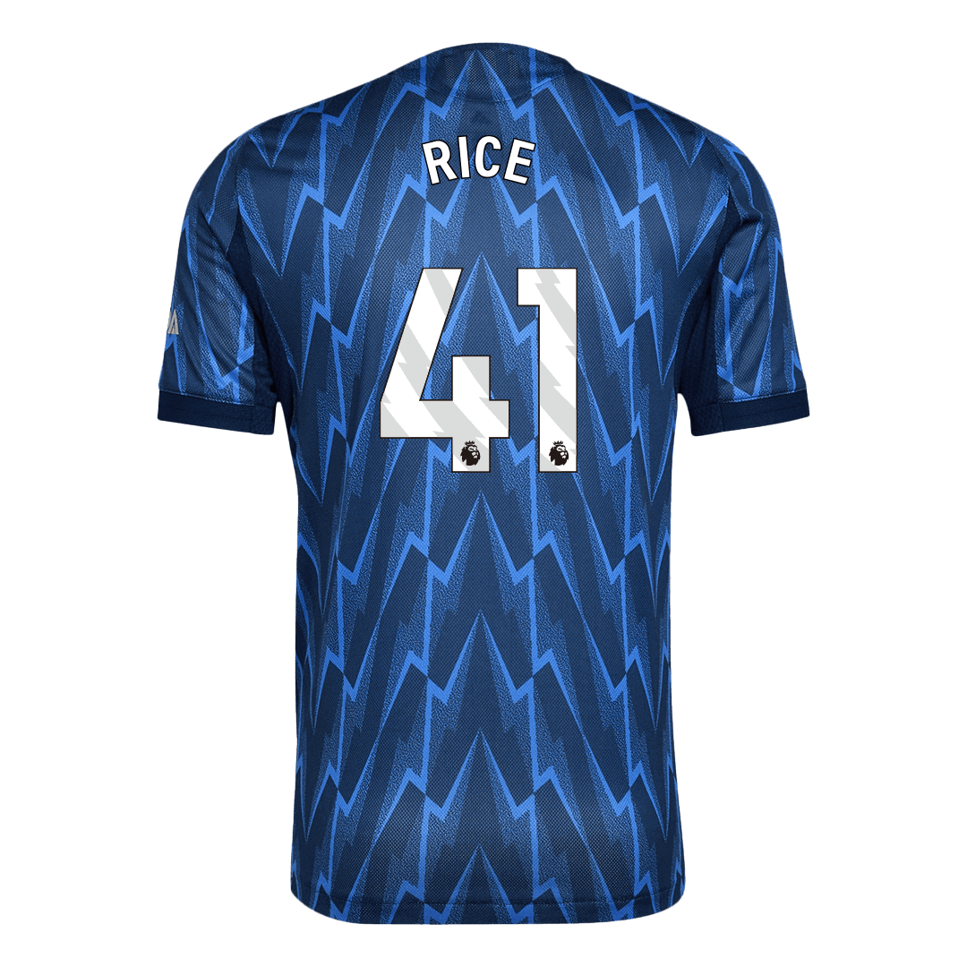 Arsenal Tröja RICE #41 2025/26 Borta Autentisk Blå