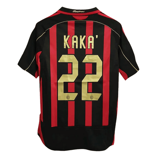 Retro AC Milan Hemma Fotbollströja KAKA' #22 2006/07