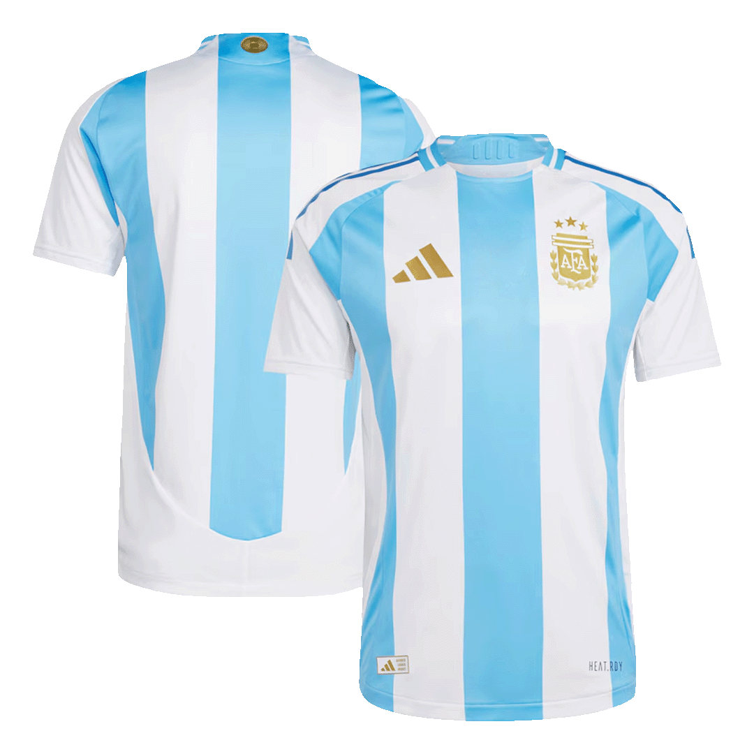 Argentina Hemma Fotbollströjor 2024 Autentisk