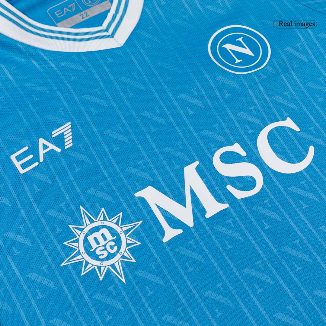 Napoli Tröja 2025/26 Hemmaställ Blå Barn