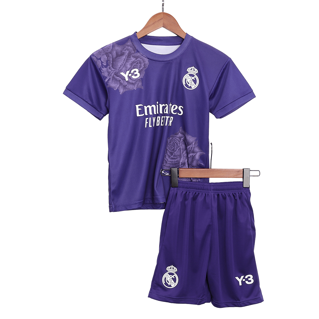 Real Madrid Fjärde borta Fotbollströja 2023/24 Fotbollssats Barn