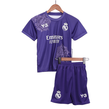 Real Madrid Fjärde borta Fotbollströja 2023/24 Fotbollssats Barn