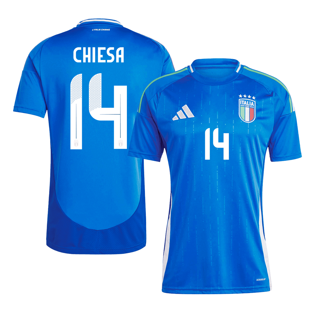 CHIESA #14 Italien Hemma Fotbollströjor Euro 2024