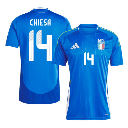 CHIESA #14 Italien Hemma Fotbollströjor Euro 2024