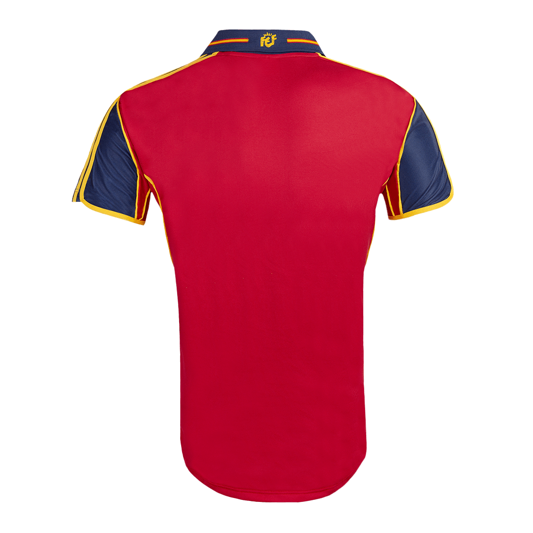 Spanien Hemma Fotbollströjor Euro 2000 Retro