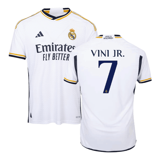 Real Madrid Hemma Fotbollströja VINI JR. #7 2023/24 Autentisk