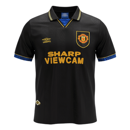 Manchester United Bortatröja 1993/94 Retro
 Svart