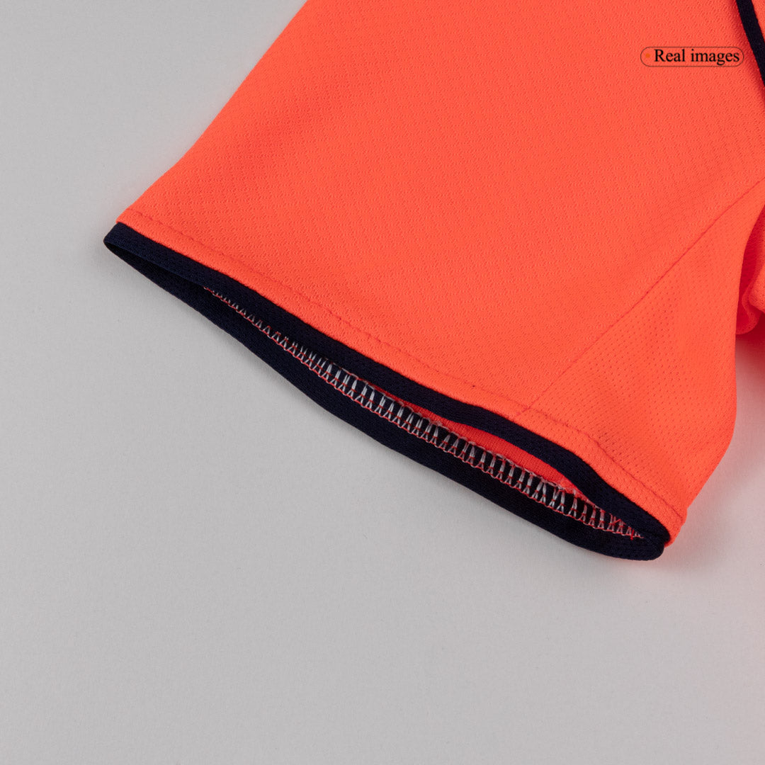 Barcelona Tröja 2025/26 Tredjeställ Orange Barn