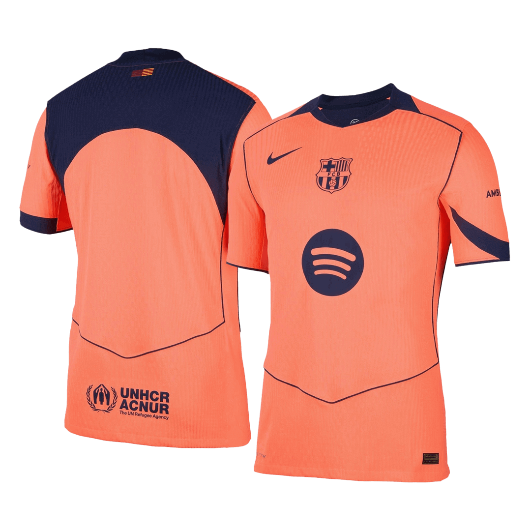 Barcelona Tröja 2025/26 Tredje Autentisk Orange