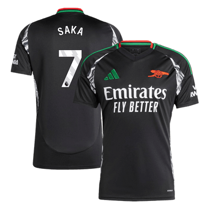 Arsenal Borta Fotbollströja SAKA #7 2024/25
