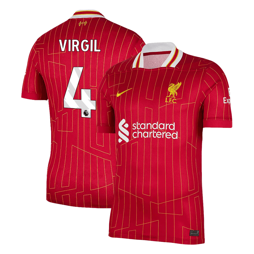 Liverpool Hemma Fotbollströja VIRGIL #4 2024/25 Premium