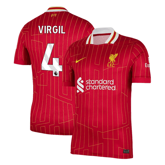 Liverpool Hemma Fotbollströja VIRGIL #4 2024/25 Premium