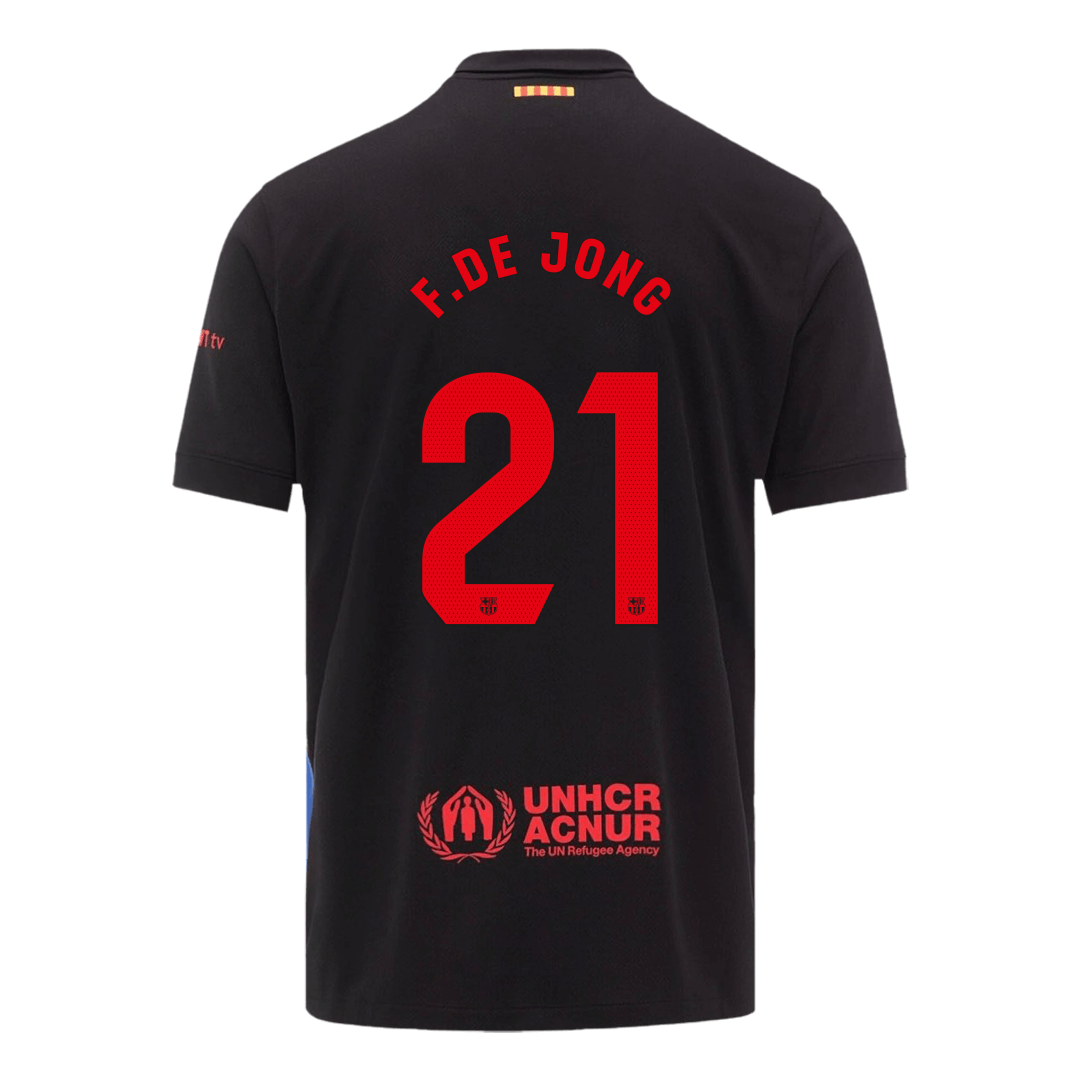Barcelona Borta Fotbollströja F.DE JONG #21 2024/25