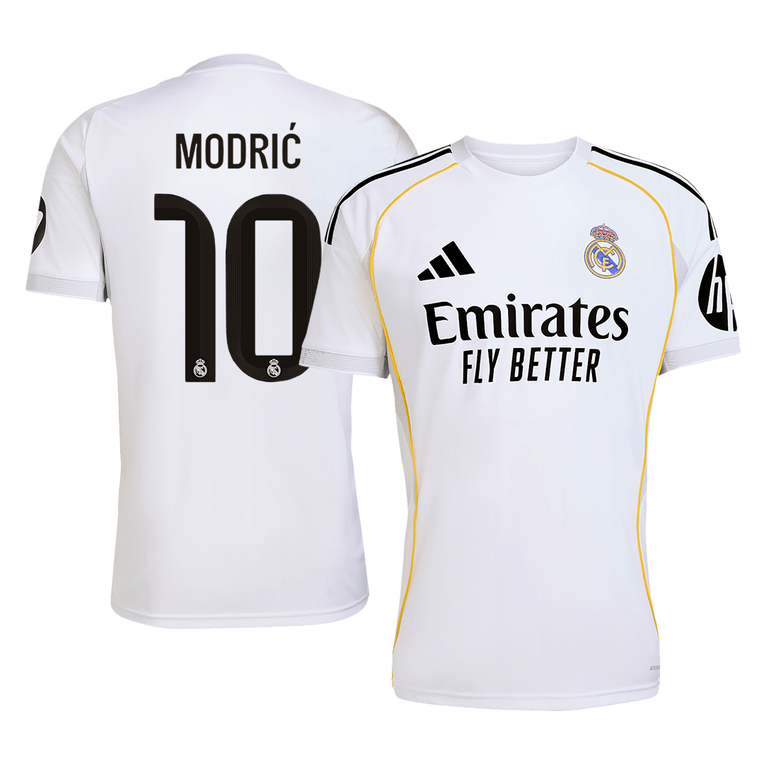 MODRIĆ #10 Real Madrid Hemma Fotbollströjor 2025/26