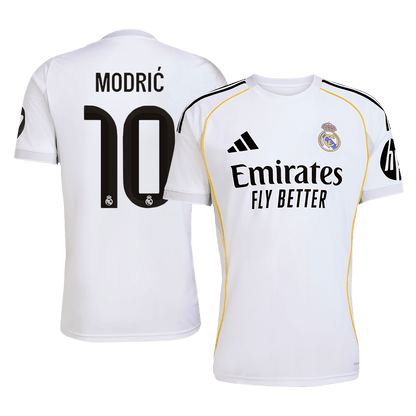 MODRIĆ #10 Real Madrid Hemma Fotbollströjor 2025/26