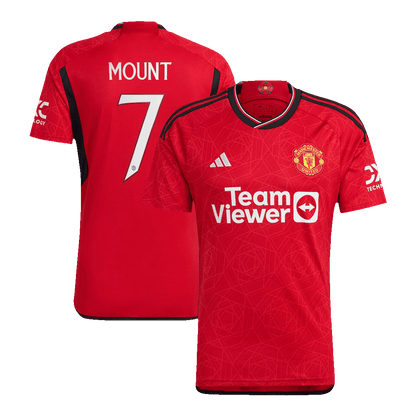 Manchester United Hemma Fotbollströja MOUNT #7 2023/24 - UCL